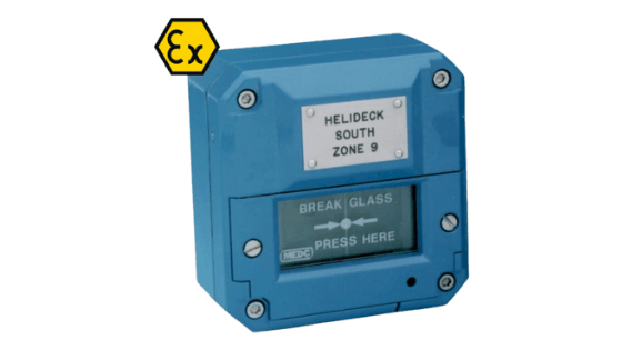 Acionador de alarme manual MEDC BG