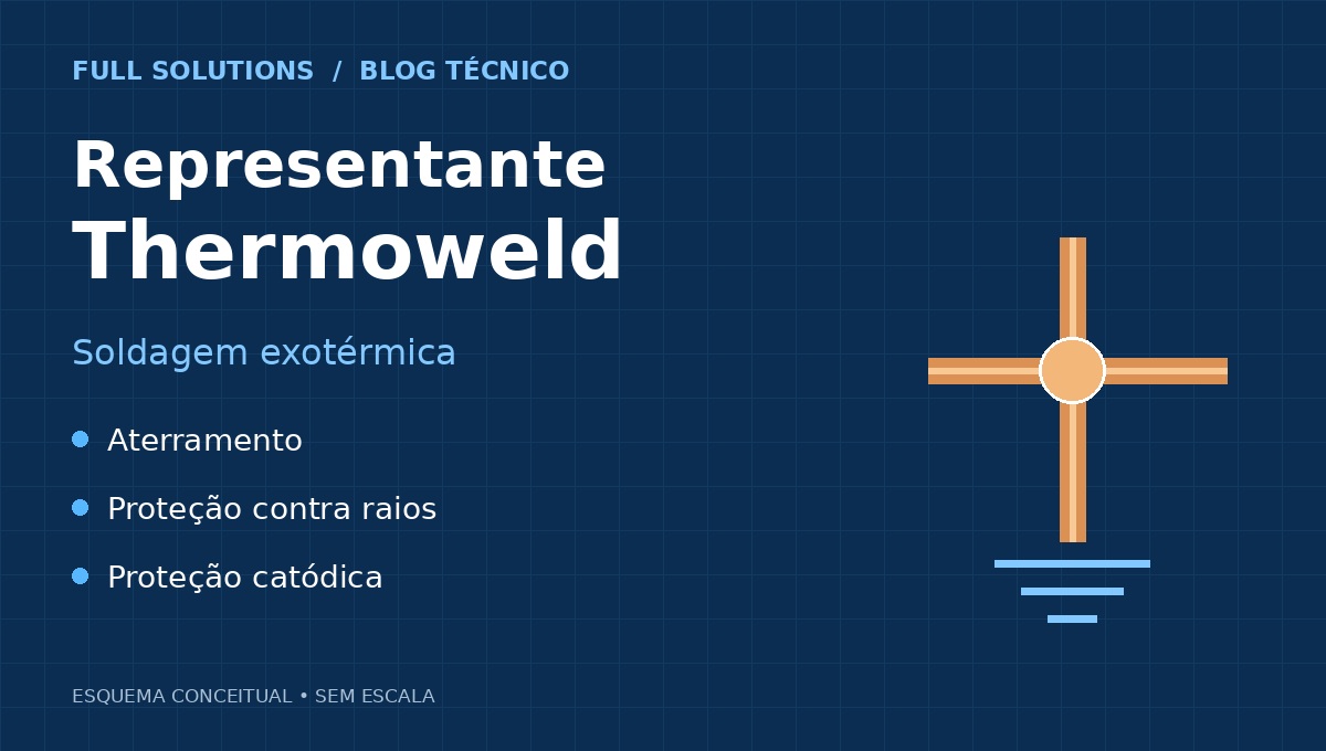 Thermoweld: soldagem exotérmica, aterramento e proteção elétrica